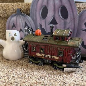 Snow village, Halloween department, 56 haunted rails caboose